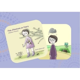 Cartes pour les enfants "Mes émotions en Fleurs", par Johanne Potums - 10*10cm Mes Fleurs de BACH 6 - mesfleursdebach.com 