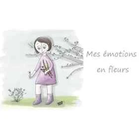 Cartes pour les enfants "Mes émotions en Fleurs", par Johanne Potums - 10*10cm Mes Fleurs de BACH 7 - mesfleursdebach.com 