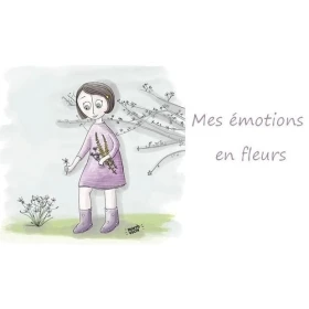 Cartes pour les enfants "Mes émotions en Fleurs", par Johanne Potums - 10*10cm Mes Fleurs de BACH 7 - mesfleursdebach.com 