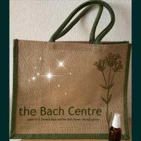 Sac CENTRE BACH en toile de jute Mes Fleurs de BACH 1 - mesfleursdebach.com 