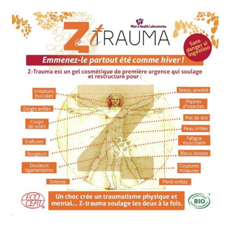 Z-Trauma - Gel de première urgence bio - MINT-E