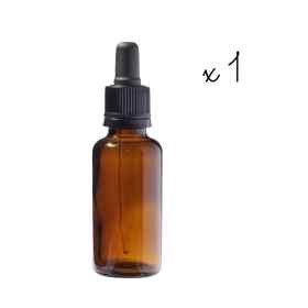 1 ou PACKS de flacons vides en verre teinté 30 ml Mes Fleurs de BACH 11 - mesfleursdebach.com 