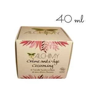 Crème Anti-Âge Cocooning Alchimy aux Fleurs de Bach et à l'acide hyaluronique Alchimy 4 - mesfleursdebach.com 
