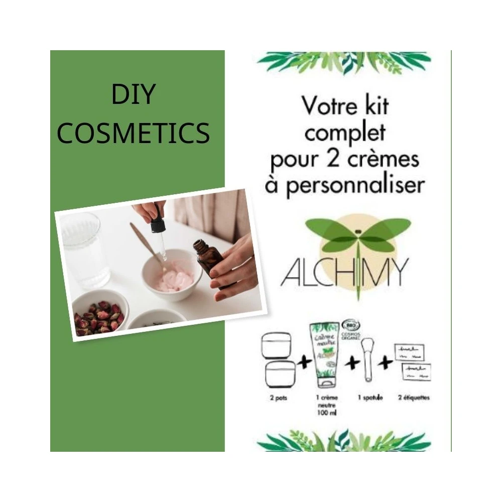 Kit complet pour 2 crèmes à personnaliser Alchimy 1 - mesfleursdebach.com Kit complet pour 2 crèmes à personnaliser Alchimy 1 - mesfleursdebach.com