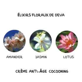 Crème Anti-Âge Cocooning Alchimy aux Fleurs de Bach et à l'acide hyaluronique Alchimy 11 - mesfleursdebach.com 