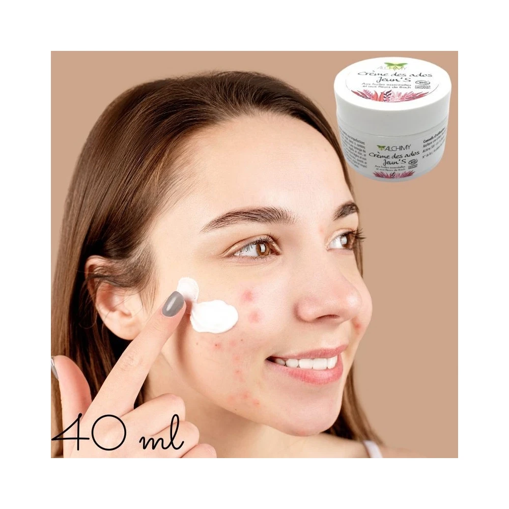 Crème Ados Jeun's Alchimy Aux Fleurs de Bach et Huiles Essentielles Alchimy 1 - mesfleursdebach.com Crème Ados Jeun's Alchimy Aux Fleurs de Bach et Huiles Essentielles Alchimy 1 - mesfleursdebach.com