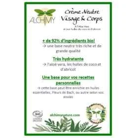 Kit complet pour 2 crèmes à personnaliser Alchimy 9 - mesfleursdebach.com 