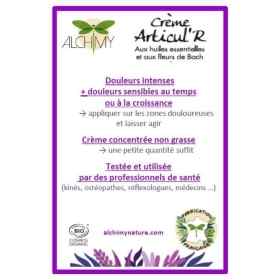 Crème ARTICUL'R Alchimy Aux Fleurs de Bach et Huiles Essentielles Alchimy 16 - mesfleursdebach.com 