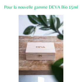 Deva 15 ml - Coffret en bois vide Deva 1 - mesfleursdebach.com 