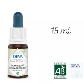 Chestnut Bud Deva 15 ml (Bourgeon de Marronnier) Deva 1 - mesfleursdebach.com 