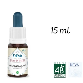 Mimulus Deva 15 ml (Mimule) Deva 1 - mesfleursdebach.com 