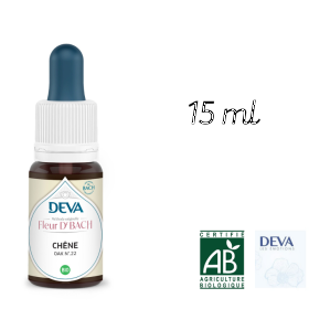 Oak Deva 15 ml (Chêne) Deva 1 - mesfleursdebach.com 