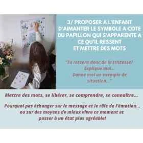 Poster "Nos émotions, ressentis avec Lune" de Sarah Lenègre 60*42cm Mes Fleurs de BACH 4 - mesfleursdebach.com 