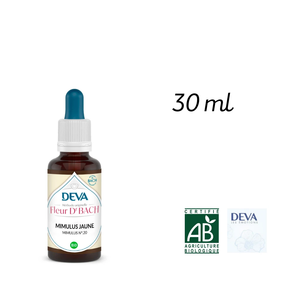 Mimulus Deva 30 ml (Mimule) Deva 1 - mesfleursdebach.com Mimulus Deva 30 ml (Mimule) Deva 1 - mesfleursdebach.com