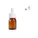 1 flacon compte-gouttes blanc vide teinté 30 ml