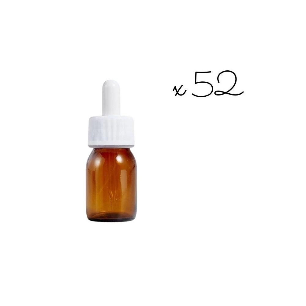 52 flacons compte-gouttes blancs vides teintés 30 ml Mes Fleurs de BACH 1 - mesfleursdebach.com 52 flacons compte-gouttes blancs vides teintés 30 ml Mes Fleurs de BACH 1 - mesfleursdebach.com