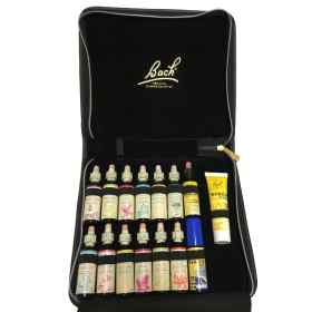 TROUSSE CUIR NOIR vide BACH ORIGINAL pour 14 flacons 20ML Bach Original Nelsons 1 - mesfleursdebach.com 