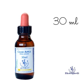 Crab Apple Healing Herbs 30 ml (Pommier Sauvage) Healing Herbs 1 - mesfleursdebach.com 