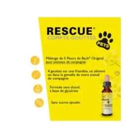 Bach - Rescue Pets Jour 10 ml (animaux) sans alcool compte-gouttes Bach Original Bach Original Nelsons 4 - mesfleursdebach.com 