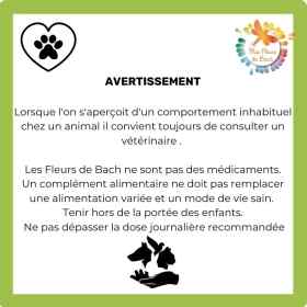 Rescue Pets (animaux) 60 Friandises aux fleurs de Bach et aux plantes relaxantes Bach Original Bach Original Nelsons 5 - mesfleu