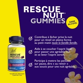 Bach - Rescue Gummies nuit fruits rouges Bach Original Bach Original Nelsons 5 - mesfleursdebach.com 