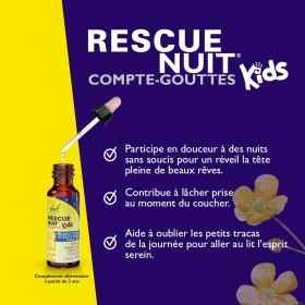 Rescue Kids nuit sans alcool 10 ml Bach Original Bach Original Nelsons 4 - mesfleursdebach.com 