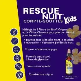 Rescue Kids nuit sans alcool 10 ml Bach Original Bach Original Nelsons 1 - mesfleursdebach.com 