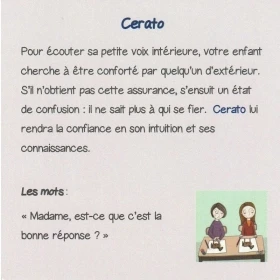 Cartes pour les enfants "Mes émotions en Fleurs", par Johanne Potums - 10*10cm Mes Fleurs de BACH 3 - mesfleursdebach.com 