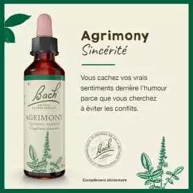 Agrimony fleurs de Bach Original 20 ml (Aigremoine) Bach Original Nelsons 1 - mesfleursdebach.com 