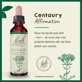 Centaury fleurs de bach original 20 ml (Centaurée) Bach Original Nelsons 1 - mesfleursdebach.com 