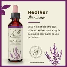 Heather fleurs de Bach Original 20 ml (Bruyère) Bach Original Nelsons 1 - mesfleursdebach.com 