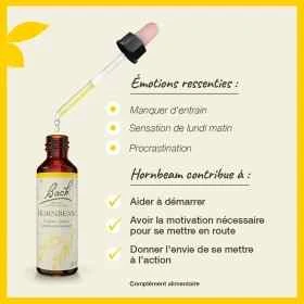 Hornbeam Bach Original - Fleur de Bach Authentique 20 ml (Charme) Bach Original Nelsons 1 - mesfleursdebach.com 