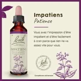 Impatiens fleurs de Bach Original 20 ml (Impatiente) Bach Original Nelsons 1 - mesfleursdebach.com 