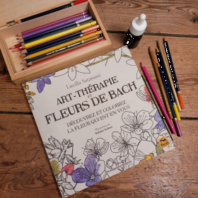 Art-Thérapie et Fleurs de Bach - 38 fleurs à colorier - Lucilla Satanassi Mes Fleurs de BACH 1 - mesfleursdebach.com 