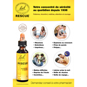 ANTI GASPI - Bach Original Rescue Jour Orange Mangue compte-gouttes 20ml sans alcool Bach Original Nelsons 11 - mesfleursdebach.