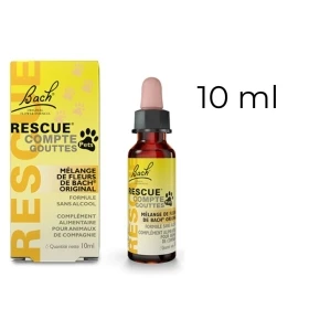 Bach - Rescue Pets Jour 10 ml (animaux) sans alcool compte-gouttes Bach Original Bach Original Nelsons 1 - mesfleursdebach.com 