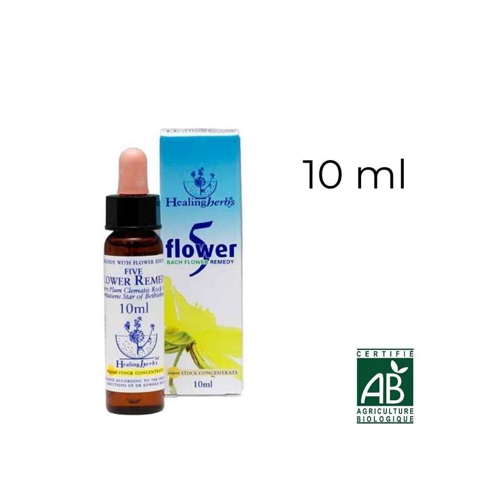 Healing Herbs - 5 Fleurs d'urgence Rescue compte-gouttes 10 ml - Julian Barnard Healing Herbs 1 - mesfleursdebach.com 