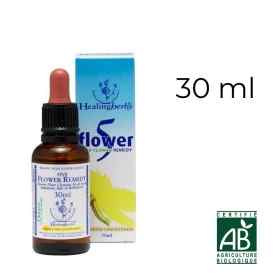 Healing Herbs - 5 Fleurs d'urgence Rescue compte-gouttes 30 ml - Julian Barnard Mes Fleurs de BACH 1 - mesfleursdebach.com 