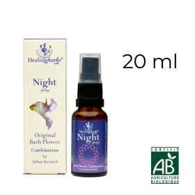 Healing Herbs - 5 Fleurs d'urgence Rescue spray nuit 20 ml - Julian Barnard Healing Herbs 1 - mesfleursdebach.com 