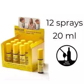 Présentoir 12 Rescue spray jour SANS alcool 20 ml Bach Original Bach Original Nelsons 1 - mesfleursdebach.com 