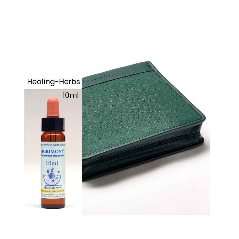 Trousse vide vert sapin - 10ml Healing Herbs 40 flacons Mes Fleurs de BACH 1 - mesfleursdebach.com 