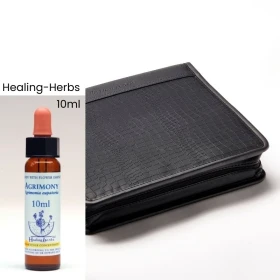 Trousse vide noire - 10ML de Healing Herbs 40 flacons Mes Fleurs de BACH 1 - mesfleursdebach.com 