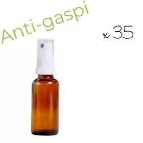 ANTI-GASPI - 35 flacons vaposprays ronds vides teintés 30 ml Mes Fleurs de BACH 1 - mesfleursdebach.com 