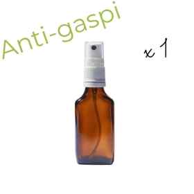 ANTI-GASPI - 1 flacon vapospray plat vide teinté 30 ml Mes Fleurs de BACH 1 - mesfleursdebach.com 