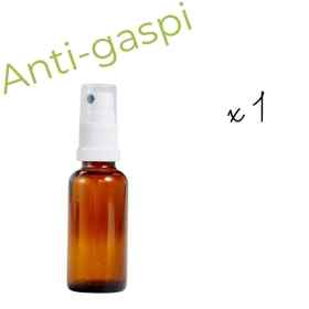 ANTI-GASPI - 1 flacon vapospray rond vide teinté 30 ml Mes Fleurs de BACH 1 - mesfleursdebach.com 