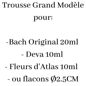 Trousse découverte 7 fleurs BACH ORIGINAL 20ML CUIR NOIR + 1 guide fleurs de Bach Bach Original Nelsons 5 - mesfleursdebach.com 