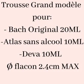 Trousse vide fleurie 40 flacons Fleurs de Bach Mes Fleurs de BACH 2 - mesfleursdebach.com 
