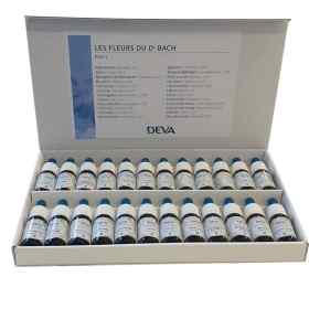 Deva 15ml - Coffret plein 38 fleurs de bach bio et 2 urgences Rescue Deva 1 - mesfleursdebach.com 