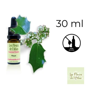 Holly Fleurs de l'Atlas 30 ml (Houx) Fleurs de l'Atlas - Sans alcool 1 - mesfleursdebach.com 