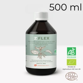 Z Flex bio souplesse et flexibilité 500 ml Laboratoire Mint-e 1 - mesfleursdebach.com 